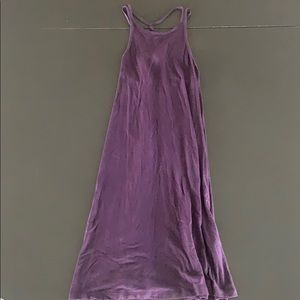 Express Plum Crossback Dress